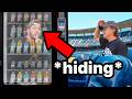 Extreme Hide Seek In MLB Stadium