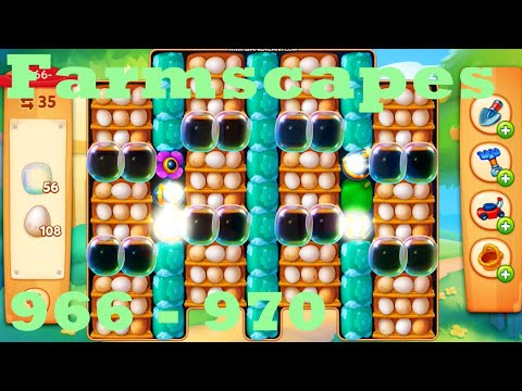 Farmscapes Level 966 - 970 HD Gameplay Walkthrough |  3 - match game | android | ios | pc | app