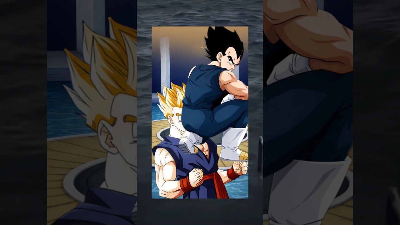 悟飯を覚醒させたベジータの強烈な一撃#shorts