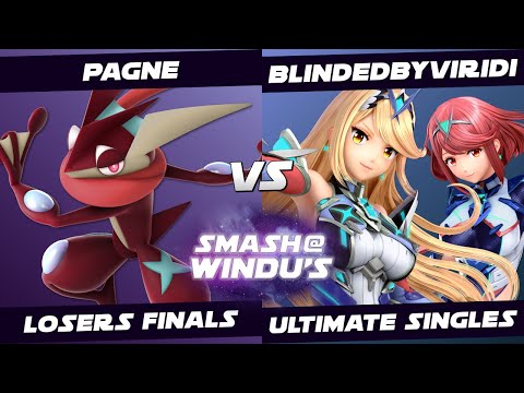Smash @ Windu's 224 Pagne (Greninja, King Dedede) vs BlindedByViridi (Mythra, Pac-Man) Losers Finals