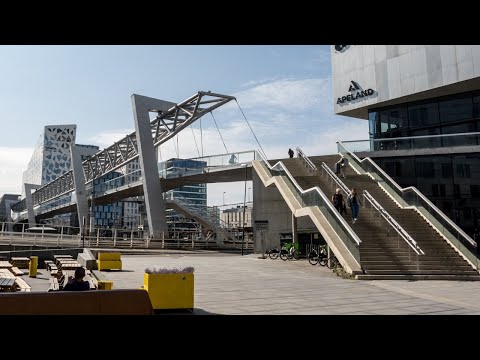 Akrobaten Pedestrian Bridge (Oslo, Norway - September 2023)