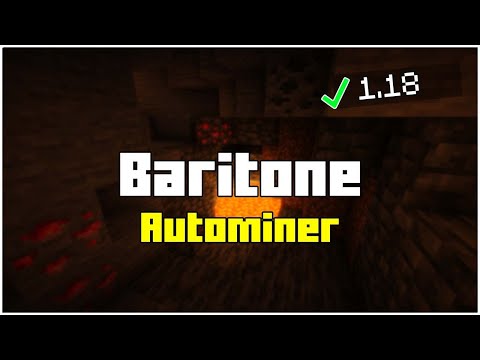 How to Get Baritone AutoMiner in 1.18 (2021)