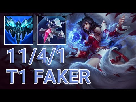 T1 Faker Ahri Mid VS Heimerdinger | KR GrandMaster Patch 13.12