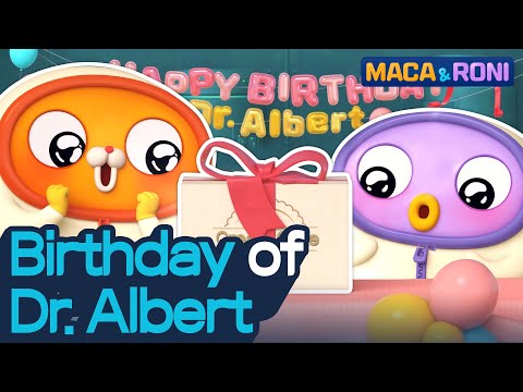 [MACA&RONI] Dr. Albert’s Birthday | Macaandroni Channel | Cute & Comic Animation