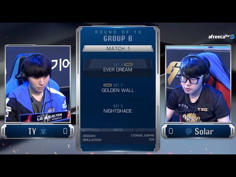 [2020 GSL S1] Ro.16 Group B Match1 TY vs Solar