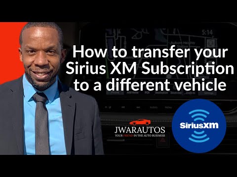 How to transfer my Sirius XM Subscription to another vehicle?