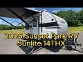 Check out this Video for a 2026 Sunset Park RV Sun Lite 14THX(Stock #SUN14TH-TT-W/G)  for sale by NiceCampers.com. This unit is located in Russellville, AR