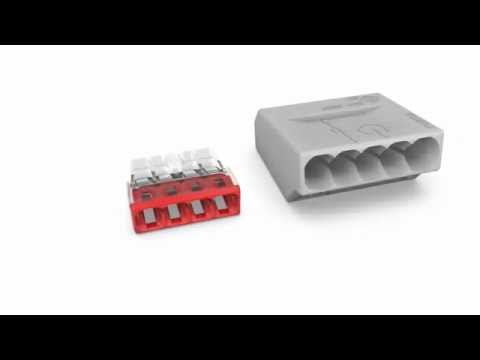 Video Clema rapida pentru conductori rigizi 8x0.5-2.5