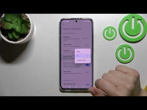 How to Change Screen Recorder Sound Settings on XIAOMI 12X