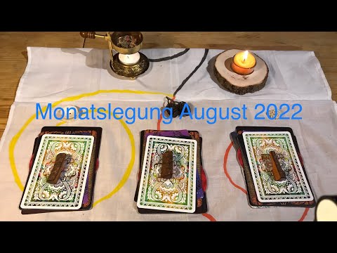Monatslegung August mit Schattenarbeit und 2 Ja/Nein Fragen