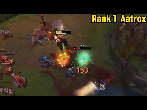 Rank 1 Aatrox: He is DESTROYING Master Elo!