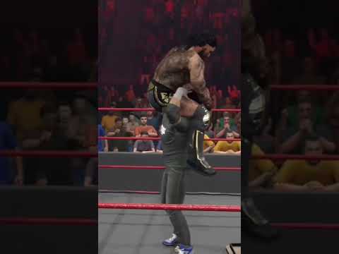 Powerbomb onto barbwire #wwe #2kshowcase #wrestling ￼