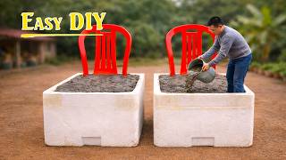 Don't throw away broken plastic chairs - See how I revive them