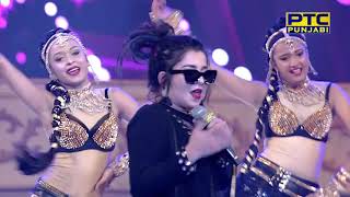 Gulabi Queen Jasmine Sandlas performing at PTC Punjabi Music Awards 2018 (3/19)