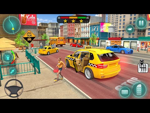 US Prado Car Taxi Cab Simulator 3D - Car Driving in Open World City - Android GamePlay