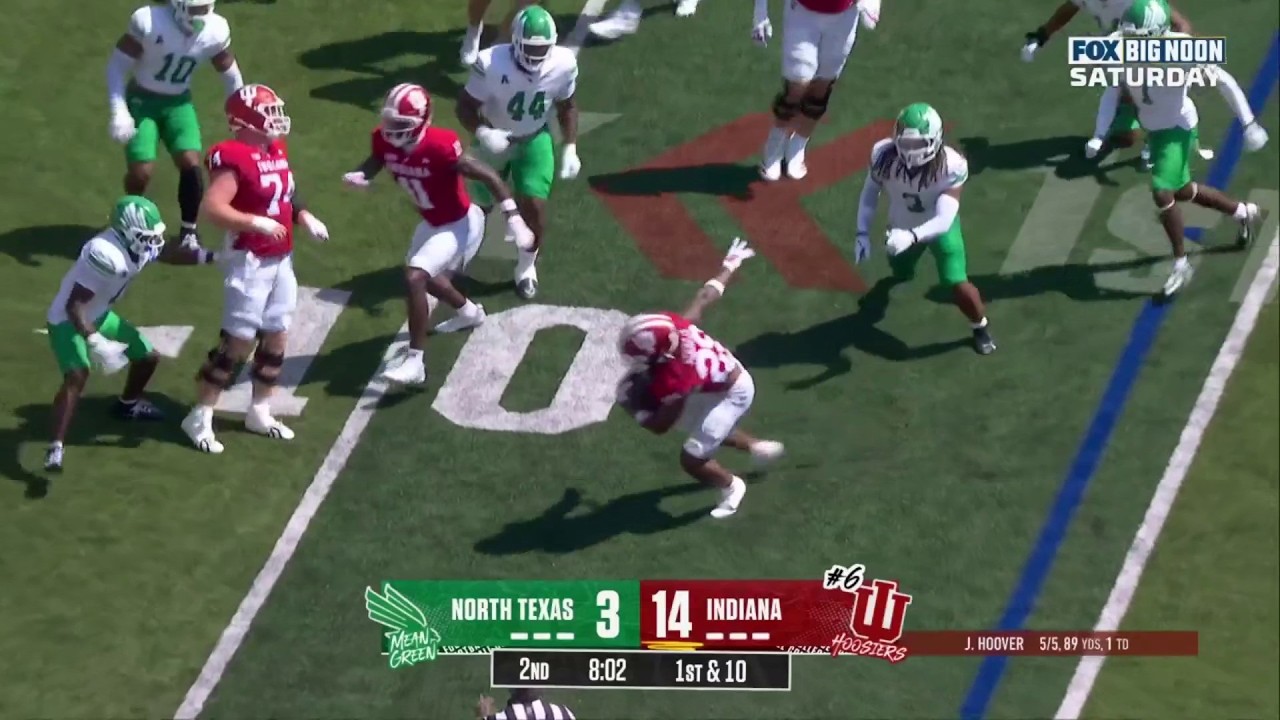 🤩😎 FIELD GOAL DOMINIC DE FREITAS | North Texas Mean Green 3–14 Indiana Hoosiers | College Football