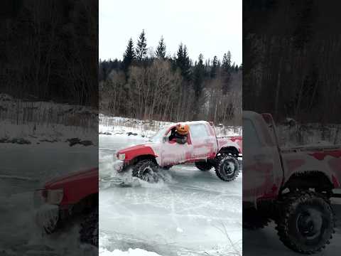 Never leave your keys inside the car! 🤦‍♂️ #toyota #extreme #adventure #icebreaker #monstertoyo
