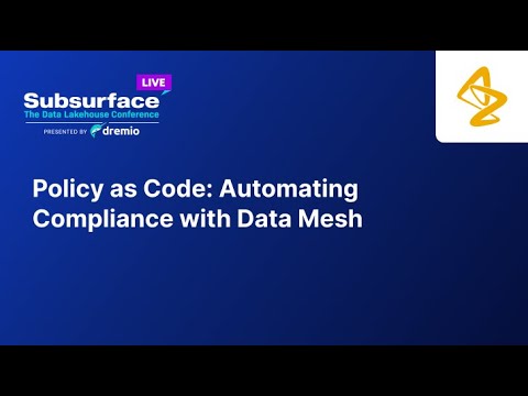 Policy as Code: Automating Compliance with Data Mesh