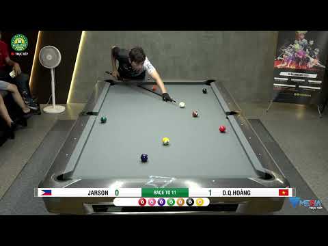 Billiards pool 9 ball Dương Quốc Hoàng 'Hoàng Sao' vs Jerson Cumayas race to 11