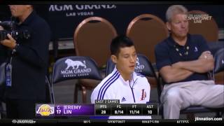 Bill McDonalds and Stu Lantz on Jeremy Lin - Lakers vs Kings 10.24.14