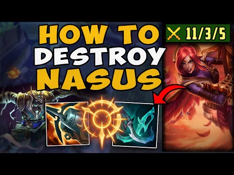 RANK 1 QUINN SHOWS YOU HOW TO STOMP ANY NASUS TOP (WIN GAME LEVEL 3) - League of Legends