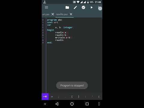 Pascal N-IDE - Editor Compiler Video