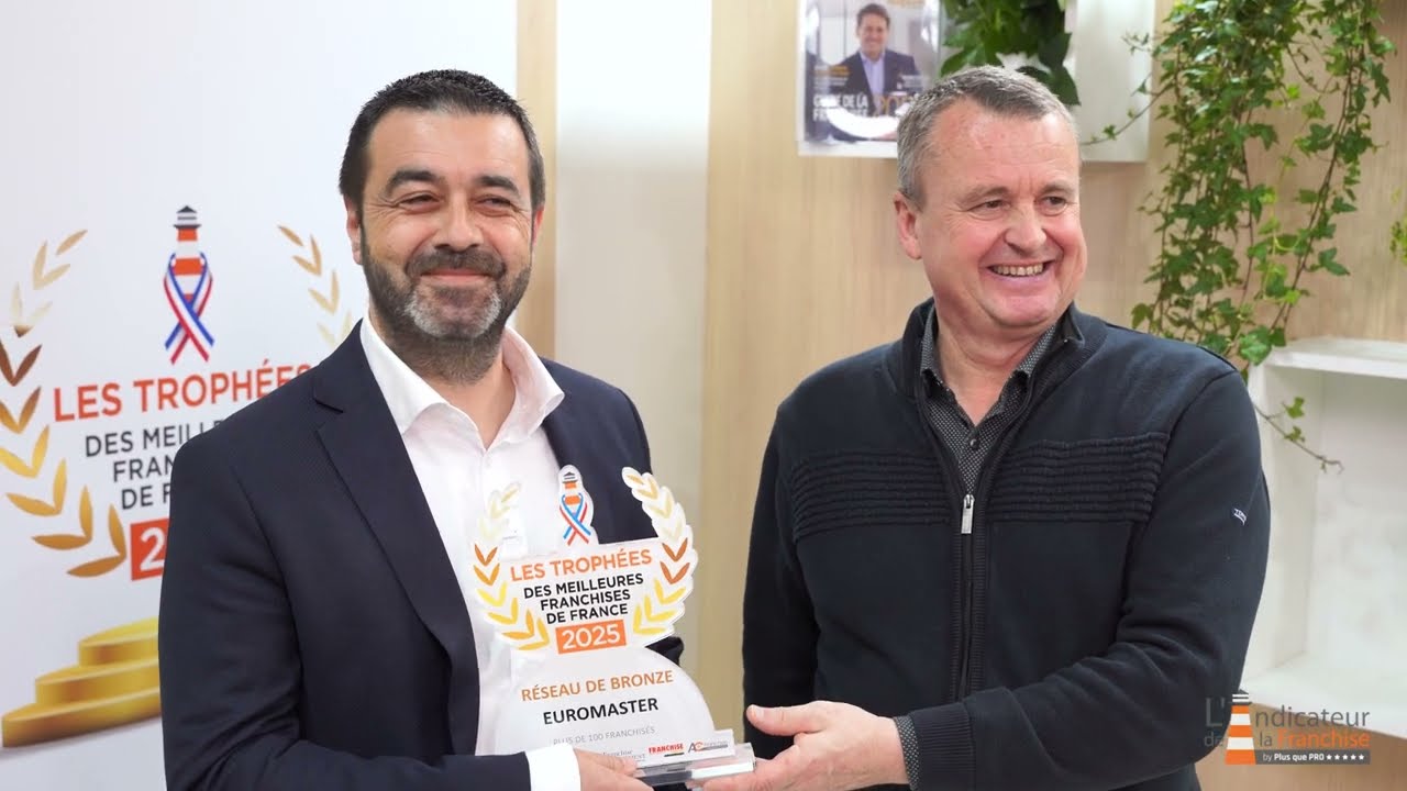 TM2F 2025 Réseau de Bronze de plus de 100 franchisés « Meilleure Franchise de France » EUROMASTER