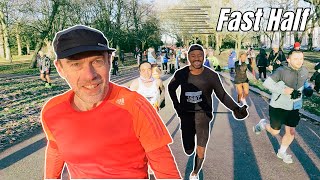 Too icy for the LONG RUN so we ran a RACE | Full week training for the Brighton and London Marathons