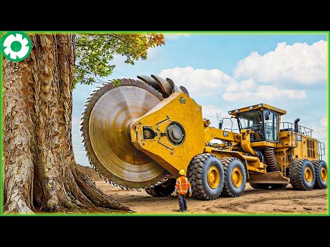 Most Big Chainsaw Cutting Tree Machines | Biggest Heavy Machinery Machines - The Engine