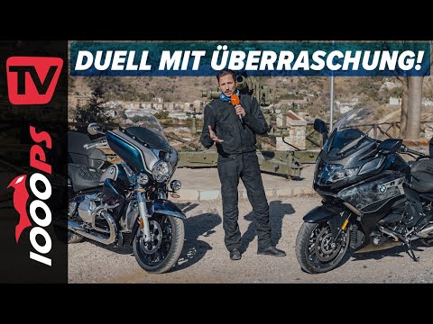 Fetter Boxer gegen 6 Zylinder - BMW K 1600 gegen BMW R 18 - Welche reist mondäner?