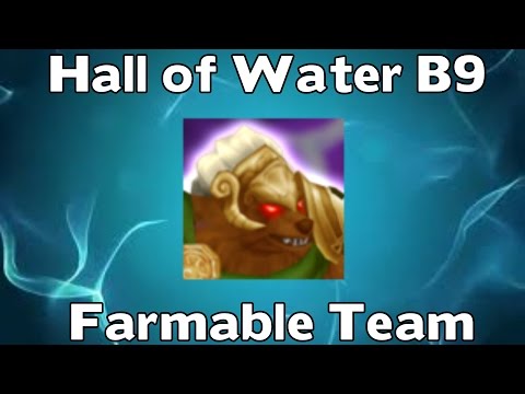 Summoners War - Hall of Water B9 Farmable Team