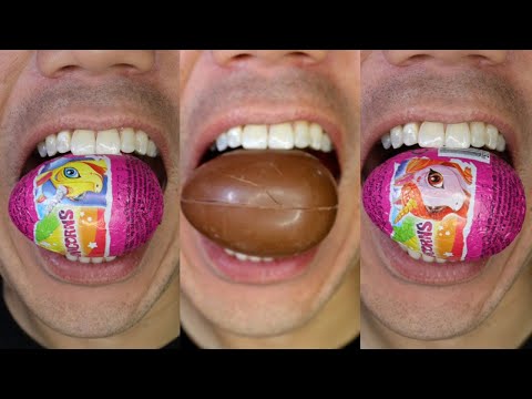 These are 3 ways to eat milk chocolate eggs… without sticky hands #DoctorTristanPeh #ASMR #Chocolate