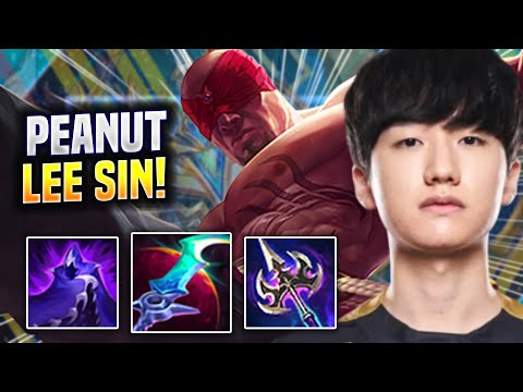 PEANUT FULL LETHALITY LEE! - GEN Peanut Plays Lee Sin Jungle vs Wukong! | Season 2022