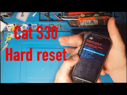 Cat S30 hard reset