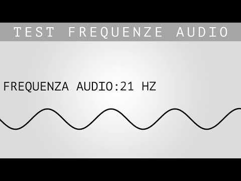 TEST FREQUENZE AUDIO | 15 Hz → 22 000 Hz
