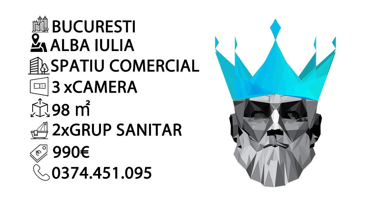 Tur video Alba Iulia | 3 camere | Centrală / Curte 110MP