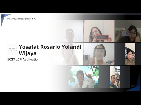 LCP Video Candidacy AIESEC in PM 2023 - Yosafat Rosario Yolandi Wijaya