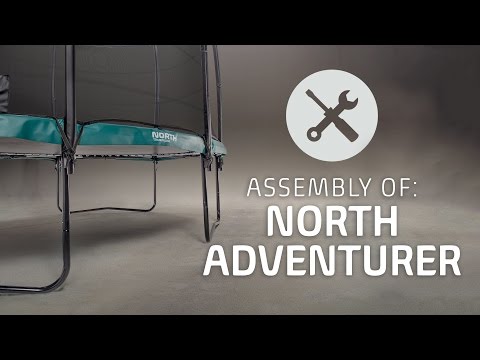 North Trampoline - ADVENTURER assembly video (official)