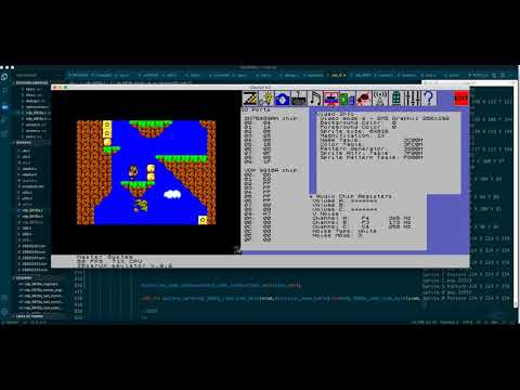 ZEsarUX first Sega Master System emulation test