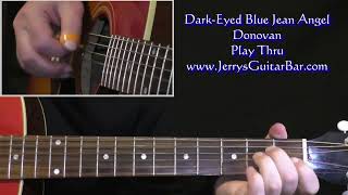 Donovan Dark-Eyed Blue Jean Angel Guitar Play Thru
