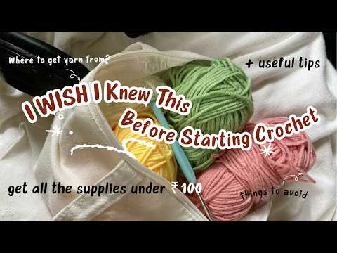 How to Start Crochet for Beginnersđź§¶| Tools, Yarn & Essentials Explained (2026)