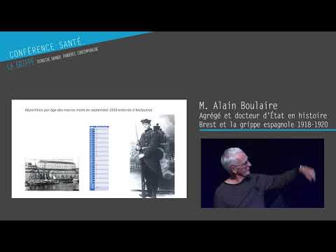 健康会議 : : : " インフルエンザ、現代最後の大流行"。 (Conférence santé : :  « La grippe, dernière grande pandémie contemporaine ».)