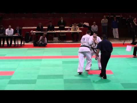 2011 European Kyokushin Karate Championship in Paris, March 26 15th fight of the day