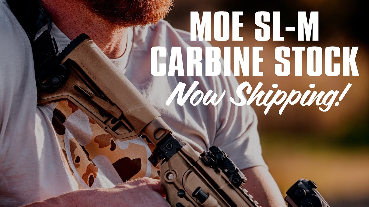 Magpul MOE SL-M Carbine Stock for Mil-Spec Buffer Tubes (Color