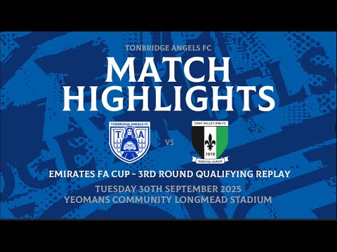 MATCH HIGHLIGHTS | Tonbridge Angels v Cray Valley (PM) | 30.09.25
