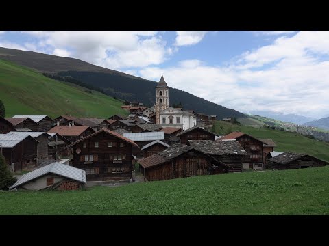Vrin (1'448 m.ü.M.), Val Lumnezia, Kanton Graubünden, Schweiz