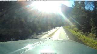 Trucking Sea to Sky highway 99 Squamish to Vancouver