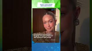 Tampilan Istimewa Gigi Hadid dalam Balutan Sari India Bernuansa Keemasan Bikin Salfok, Ini Detailnya