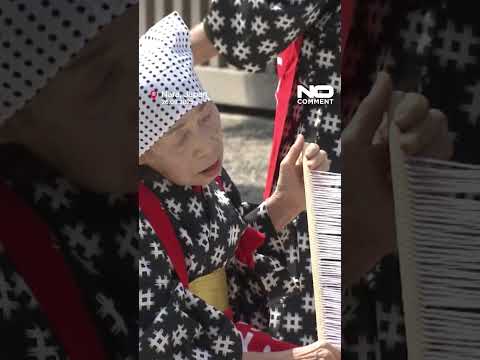 Somen makers in western Japan close season with cultural ceremony #nocomment #youtubeshorts #shorts