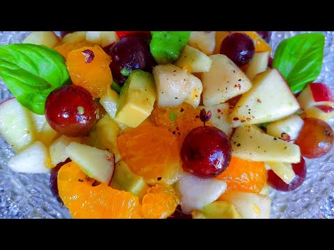 How to Make the Best Fruit Salad-Vegan, No Dairy, No Cholesterol, Low in Calories!